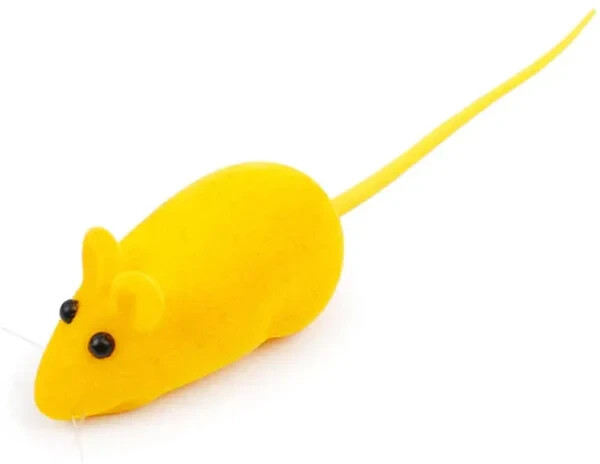 Rubber Rascal Squeaky Mouse Cat Toy