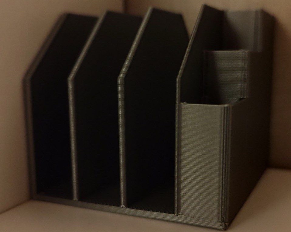 Plastic Multi-Compartment Desktop Organizer