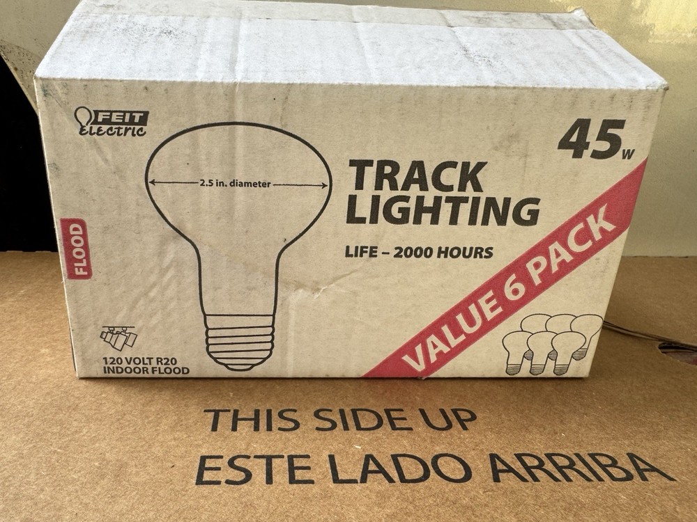 Feit Electric Track Lighting Bulbs (6 pack) 45W /120Volt R20