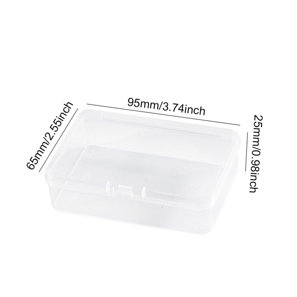 1-50Pack Playing Card Deck Cases Clear Plastic Game Card Box Holder Organizer