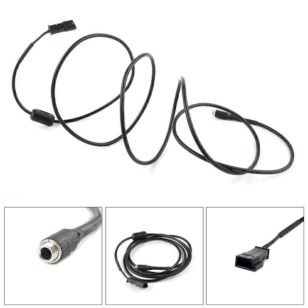 AUX Auxiliary Input Kit Adapter Cable for BMW E46 E53 E39 iPhone MP3 1PC
