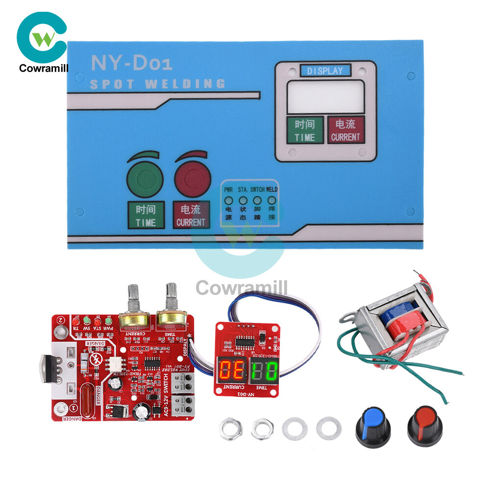 NY-D01 Single Pulse Spot Welding Machine Time and Current Control Board 40A/100A