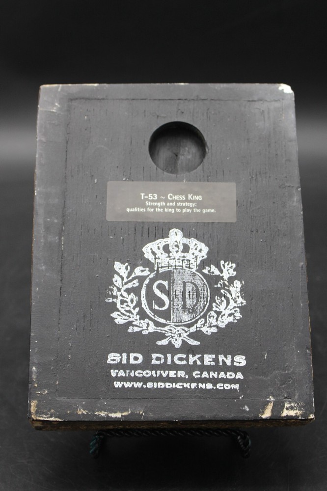 Sid Dickens MEMORY BLOCK Tile T-53 2000 CHESS KING Strength+Strategy Retired 6x8
