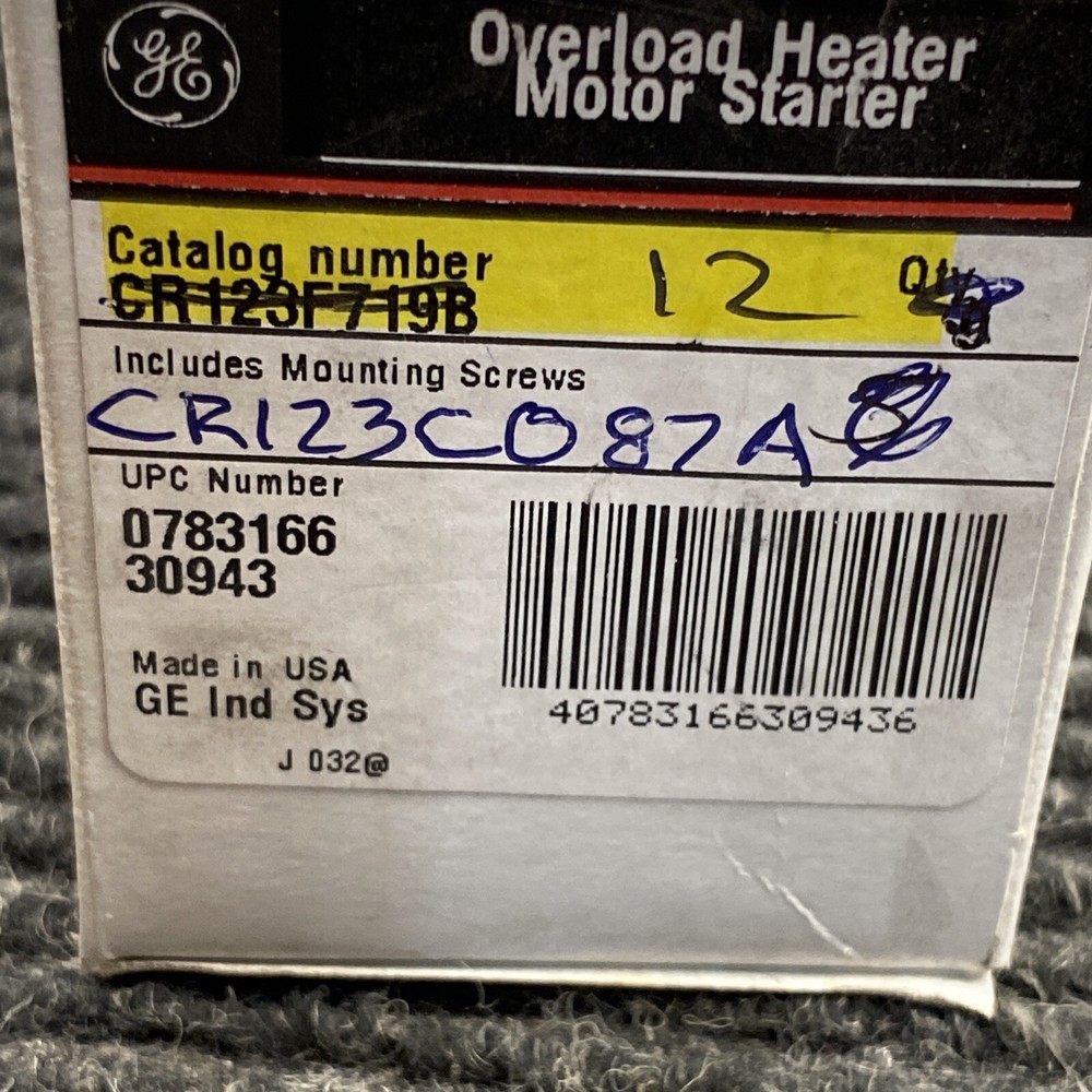 LOT OF 3 GE CR123C087A HEATING ELEMENTS