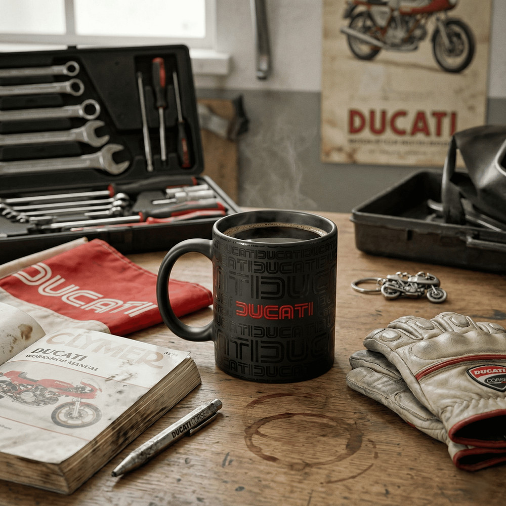 Ducati Tomorrow Black Ceramic Mug