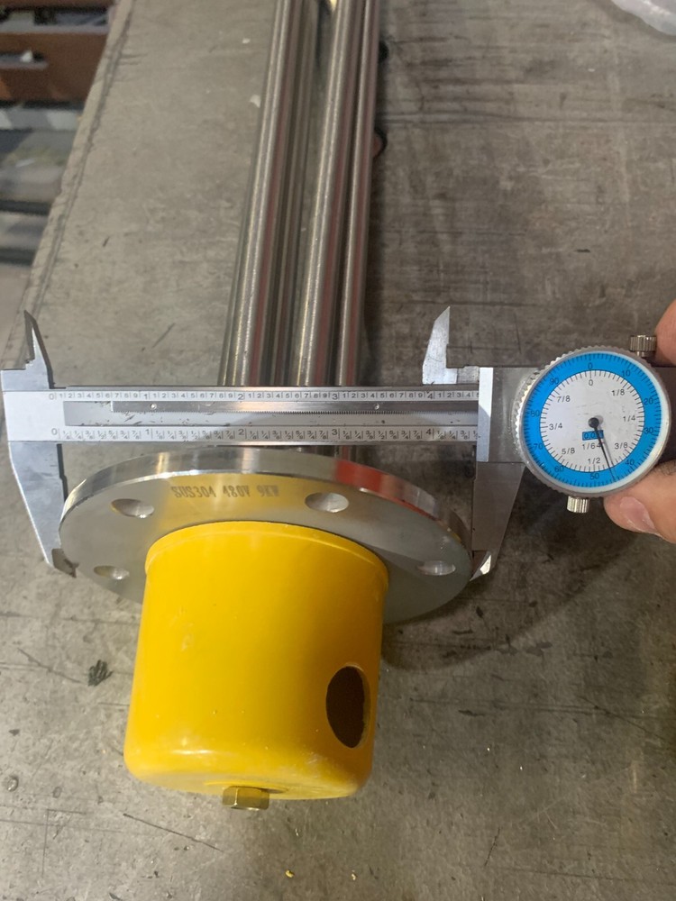 Duralov original SS 9Kw 220VAC Kettle Flanged Immersion Heater Element