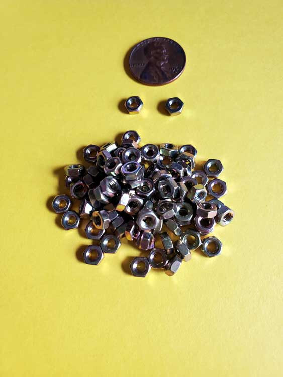 M3 Japanese made JIS Metric Hex Nut