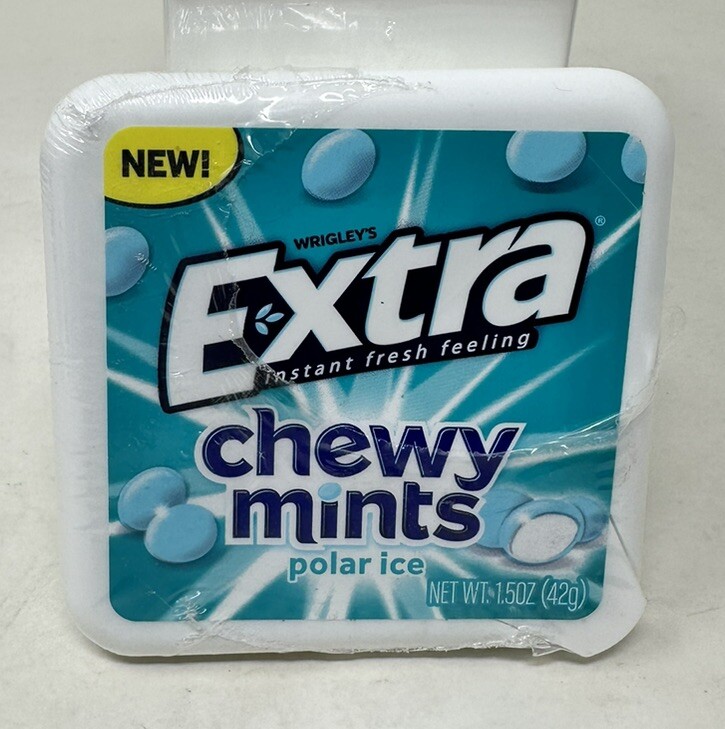 Wrigley’s Extra Chewy Mints Polar Ice Discontinued Candy