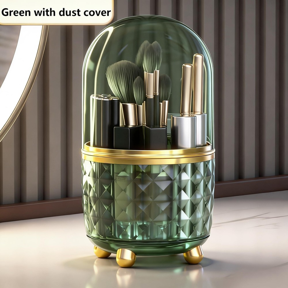 360° Rotating Dust-Proof Multi-Purpose Storage Organizer - Perfect for Silver...