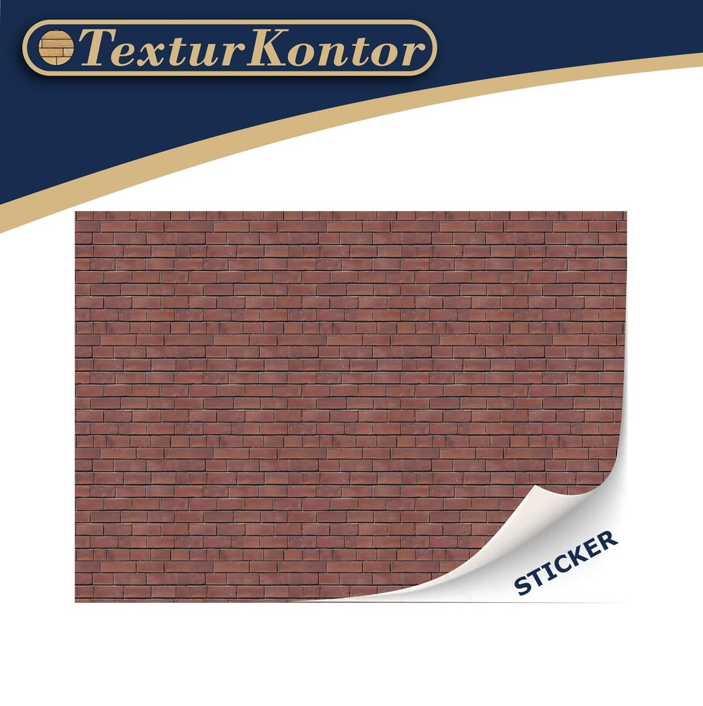 3 Sheets Self-Adhesive Wall Cladding for Dollhouse Large, Townhouse Style