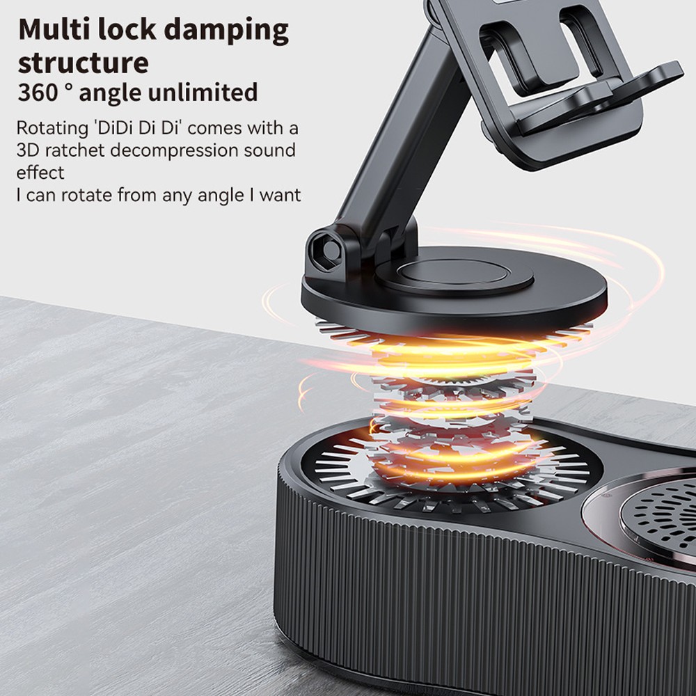 5-In-1 Bluetooth Multi-Functional Mobile Phone Audio Stand With Microphone AGD
