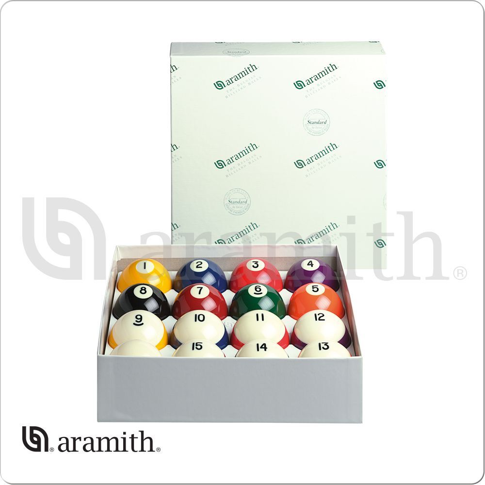 ARAMITH CROWN STANDARD BELGIAN POOL BALL SET