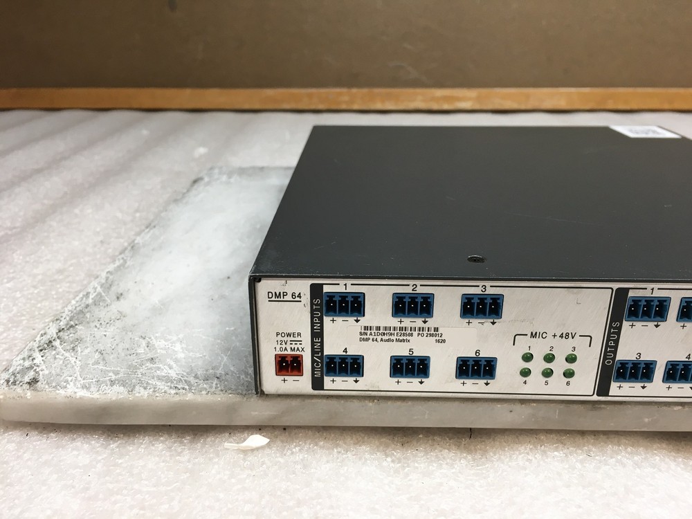 Extron DMP 64 Digital Audio Matrix Processor PWR Adapter Not incl.