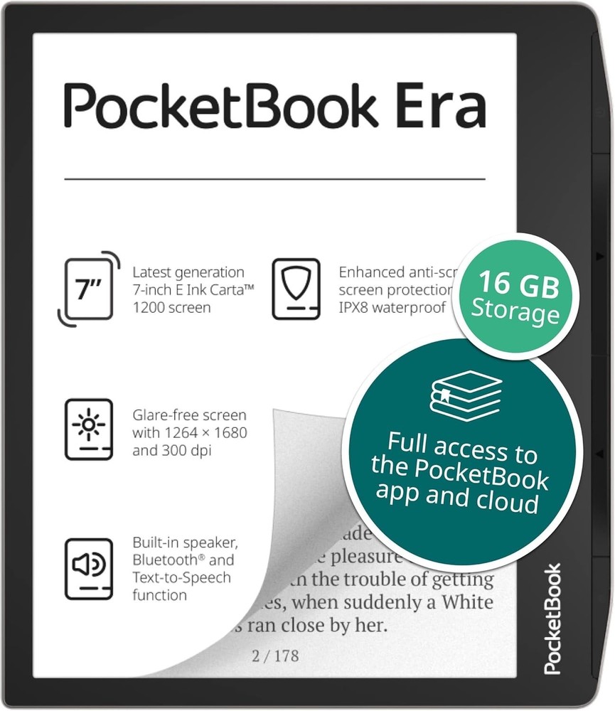 PocketBook 700 Era Silver e-book reader  7" Touchscreen 16 GB