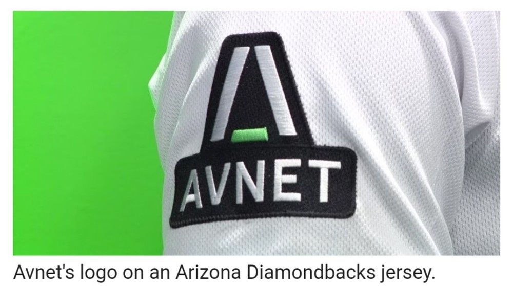 Avnet Ad Advertising Jersey Patch -