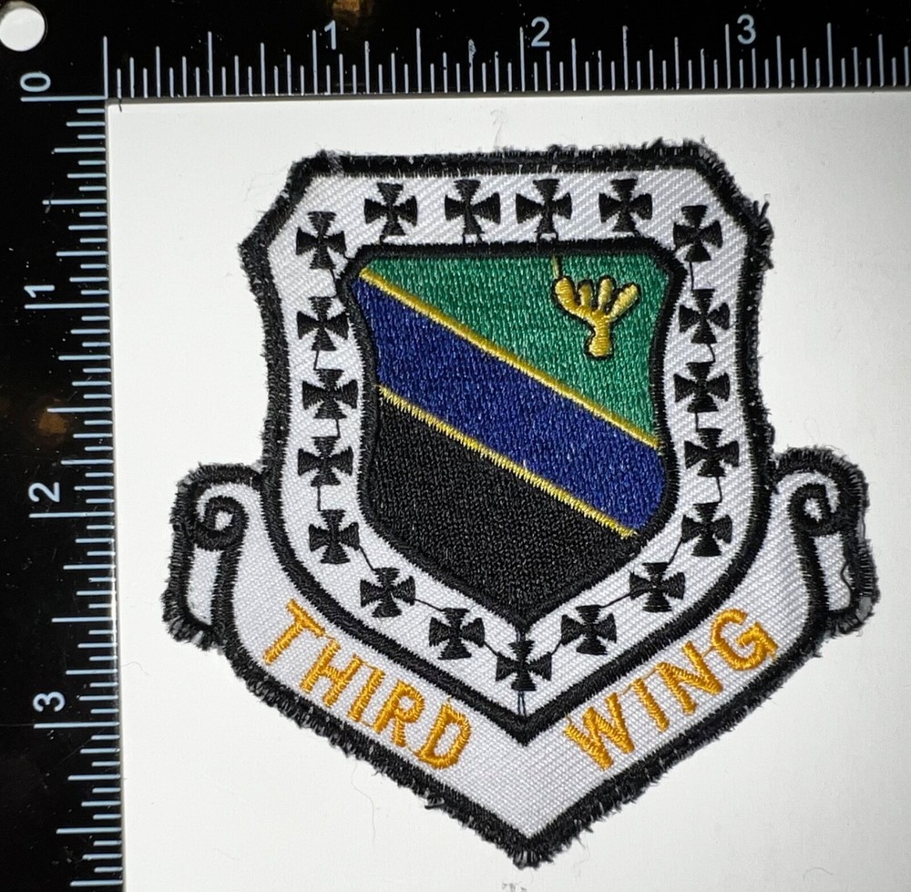 USAF US Air Force 3rd Fighter Wing Patch