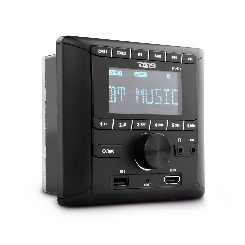 DS18 RV.R1 RV Head Unit LCD screen , 2 Zones, 4 volts Output, HDMI, Bluetooth