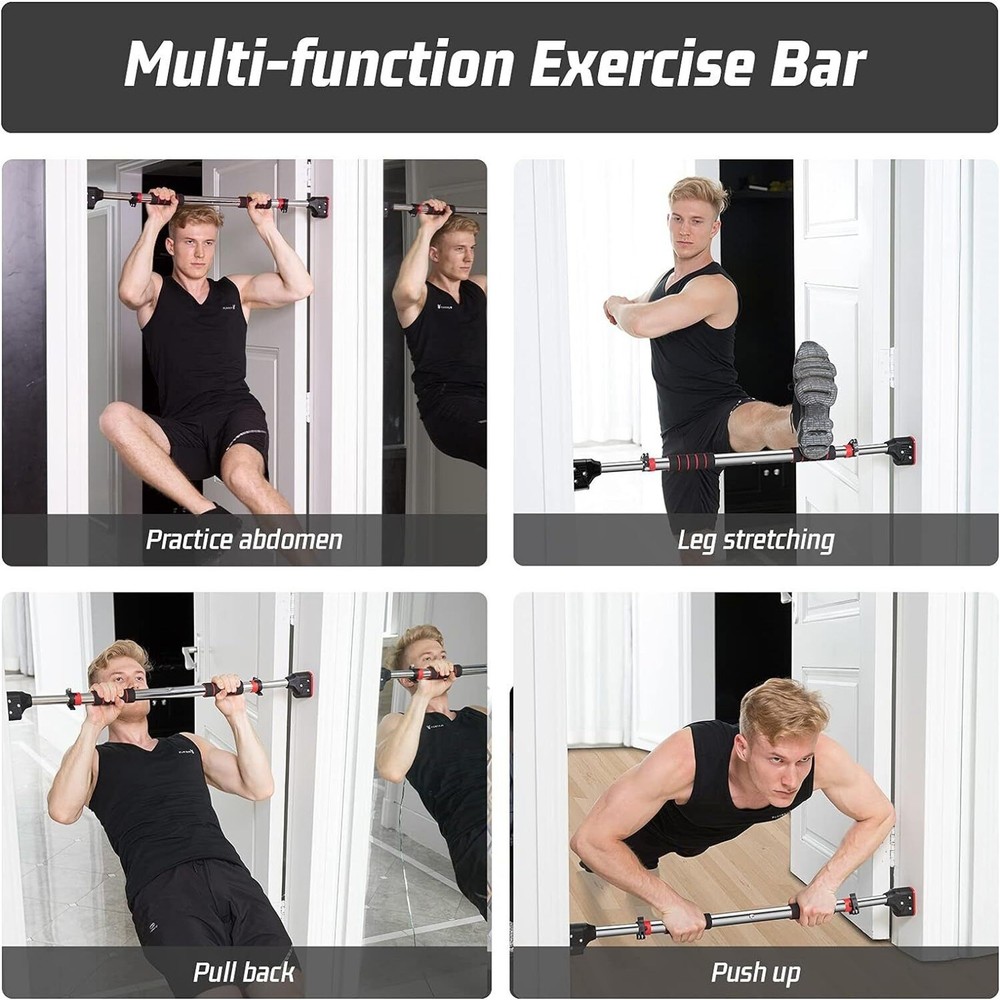 Pull up Bar for Doorway - Chin up Bar Strength Training For Door Frame Pullup
