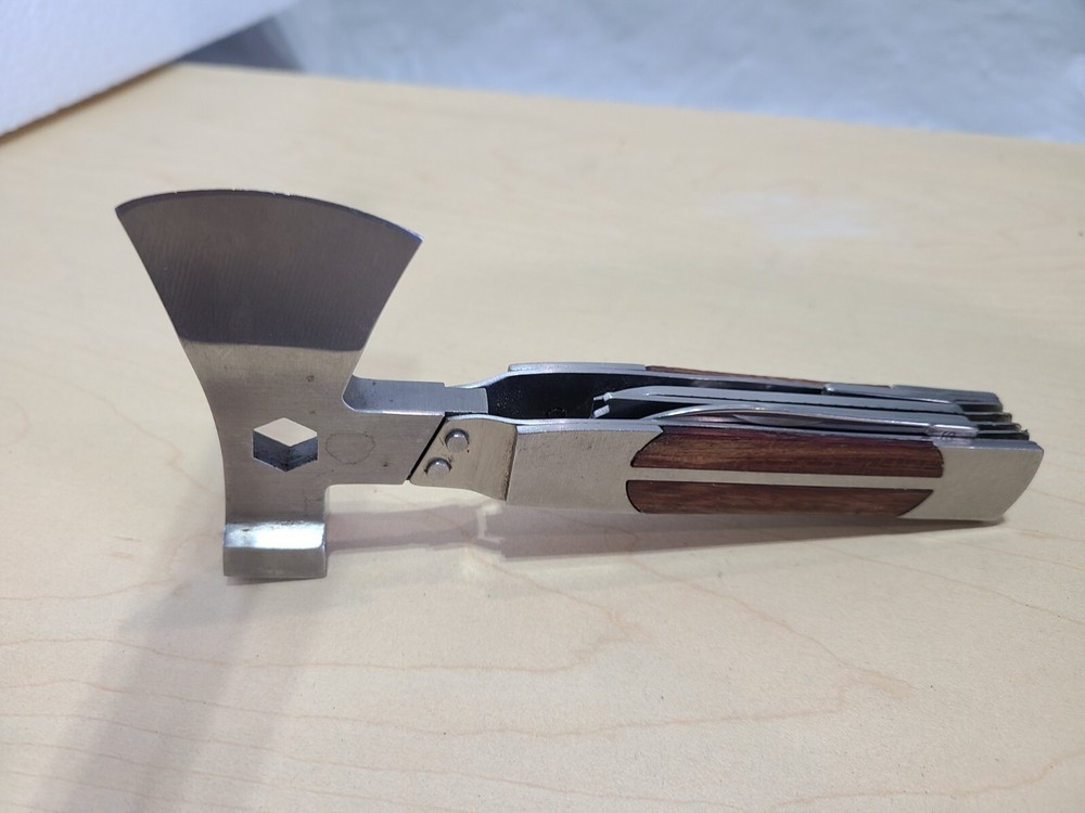 Sheffield Camper Axe-Head Multi Tool, Axe, Hammer, Screwdriver, etc...