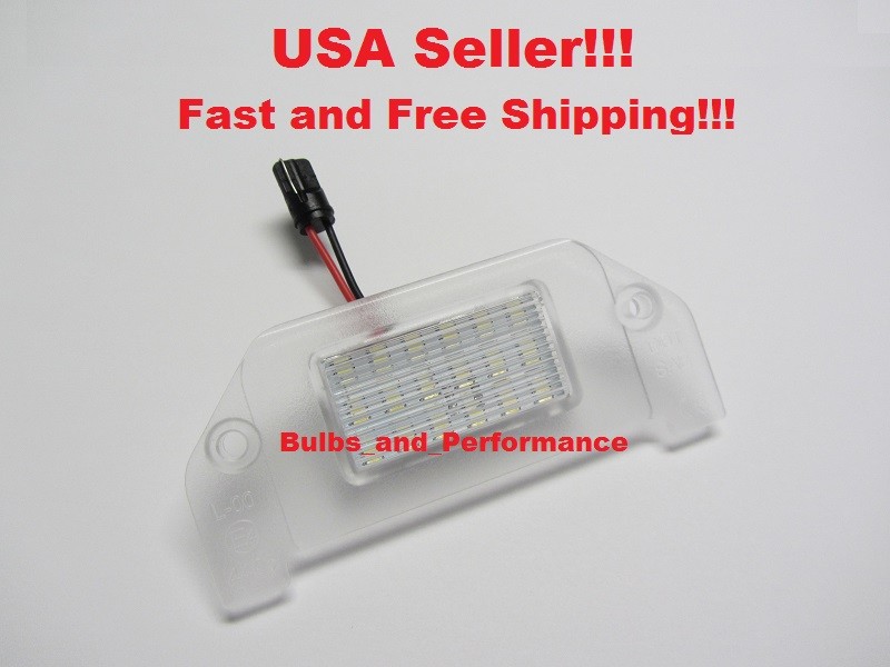 White 6000K 18 LED License Plate Light Lamp fits Dodge Avenger 2008 - 2014