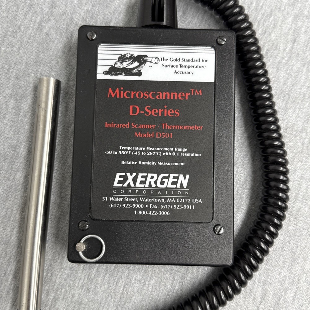 Exergen D501 Microscanner D-Series Digital Infrared Temperature Scanner