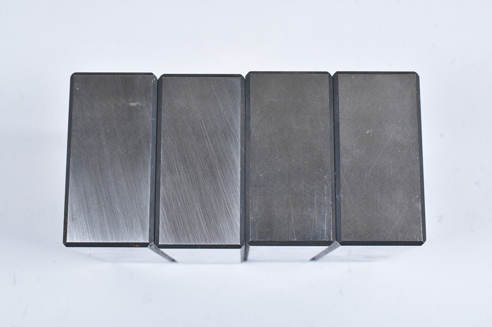 Set 2 Solid Steel Angle Plates Tool Makers Machinist Squares Precise + 4 Blocks