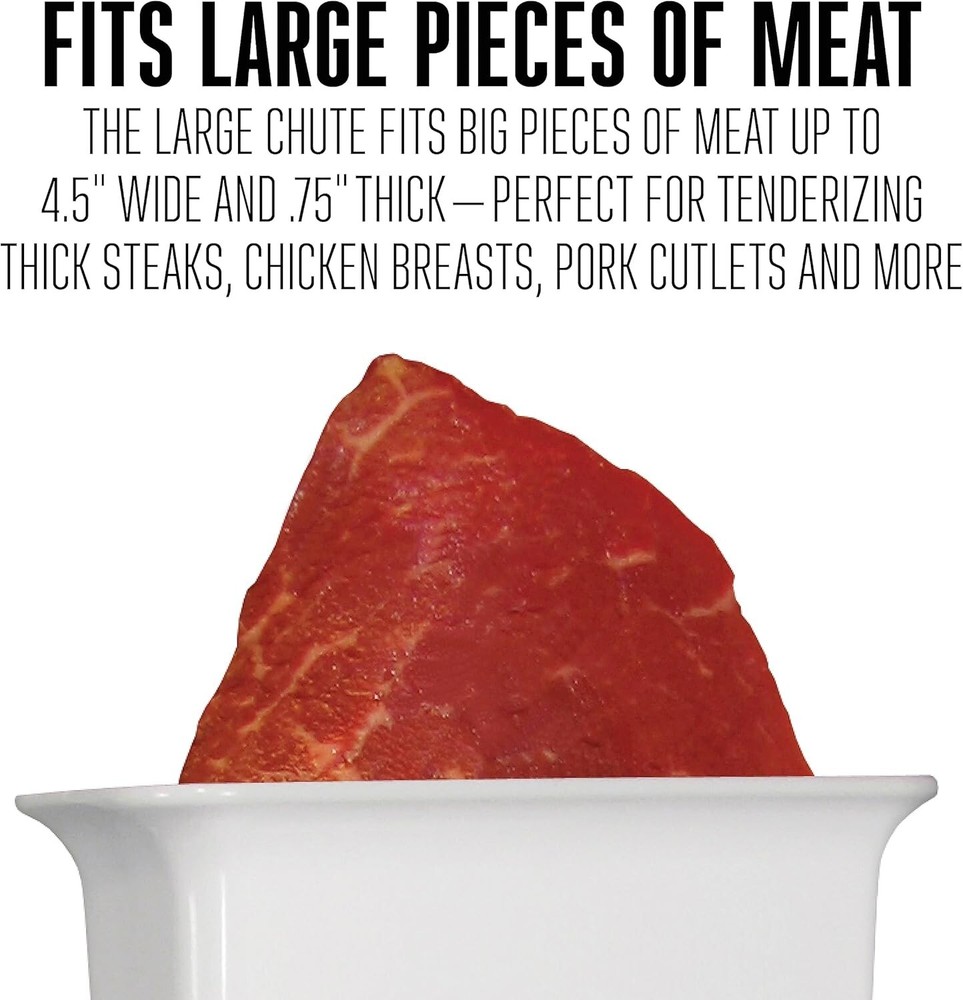 Meat Tenderizer Tool & Heavy Duty Cuber, Quick and Easy Manual Operation For ...