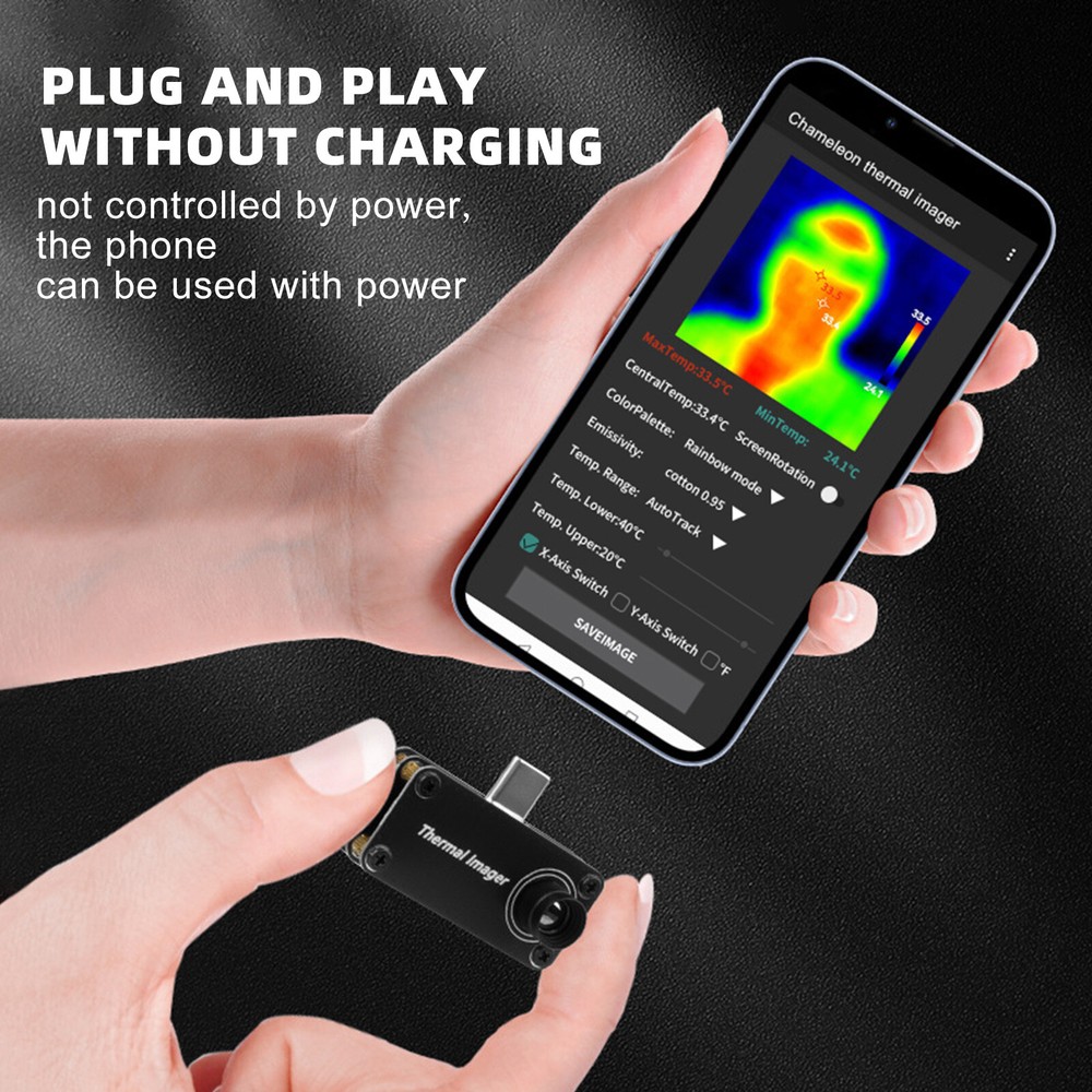 USB Type-C Thermal Imaging Camera For Android Mobile Phone Enhanced Features US