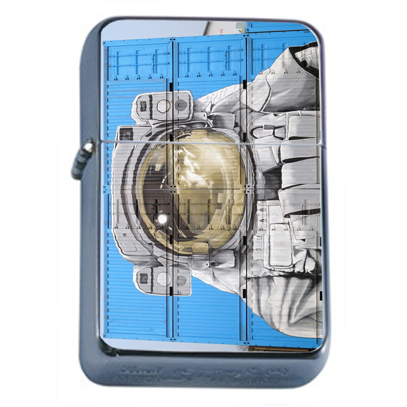 Astronaut Em3 Flip Top Oil Lighter Windproof