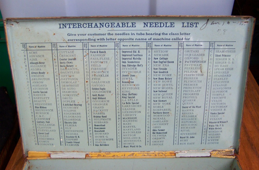 NEW SIMPLICITY Metal NEEDLE CASE, Model C