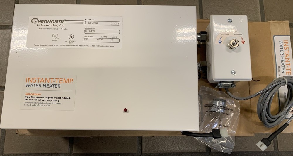 Chronomite E-46L/208 Instant-Temp Electric Tankless Water Heater