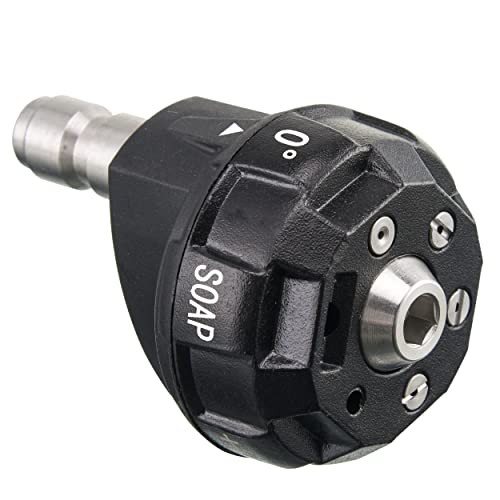 Pressure Washer Nozzle Tips, 6-in-1 Quick Changeover, Adjustable Pressure