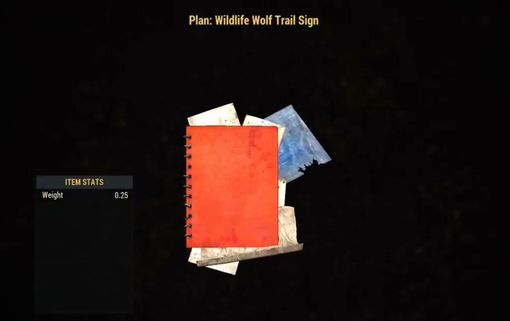 (Xbox) Wildlife Wolf Trail Sign Plan