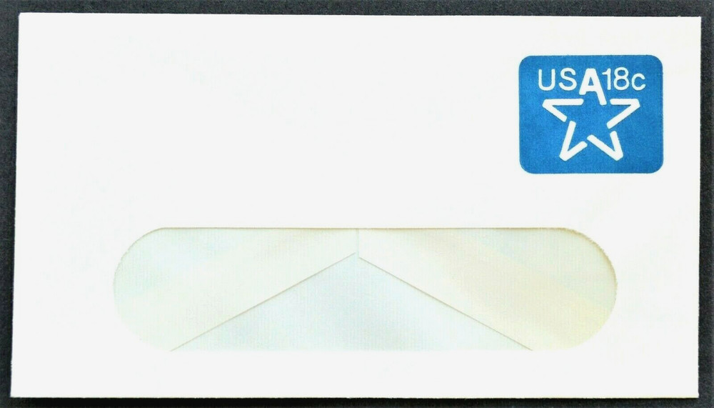 1981 US Sc. #U593 stamped window envelope mint entire, excellent condition
