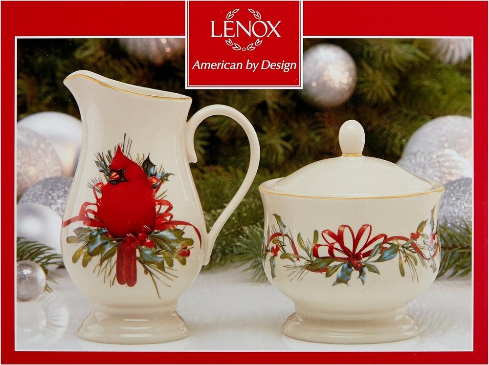 Winter Greetings Sugar & Creamer Set