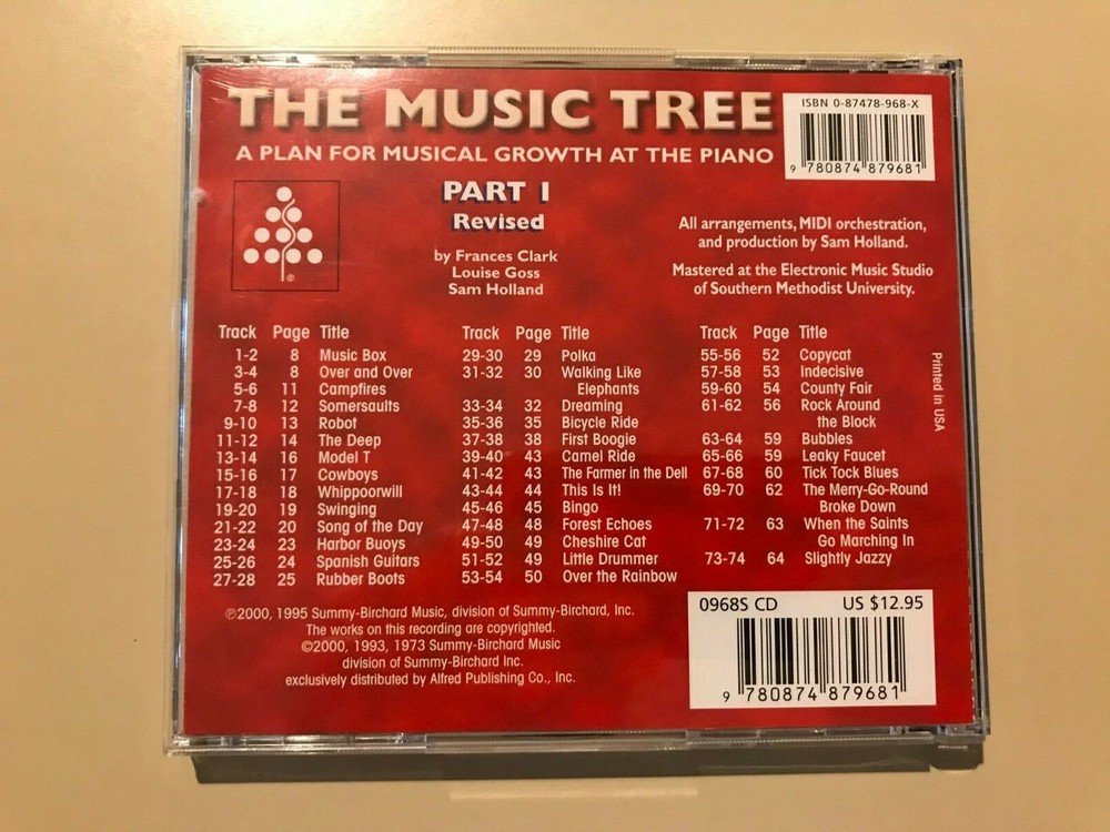 The Music Tree: Accompaniment CD, Part 1 Revised Midi Disk