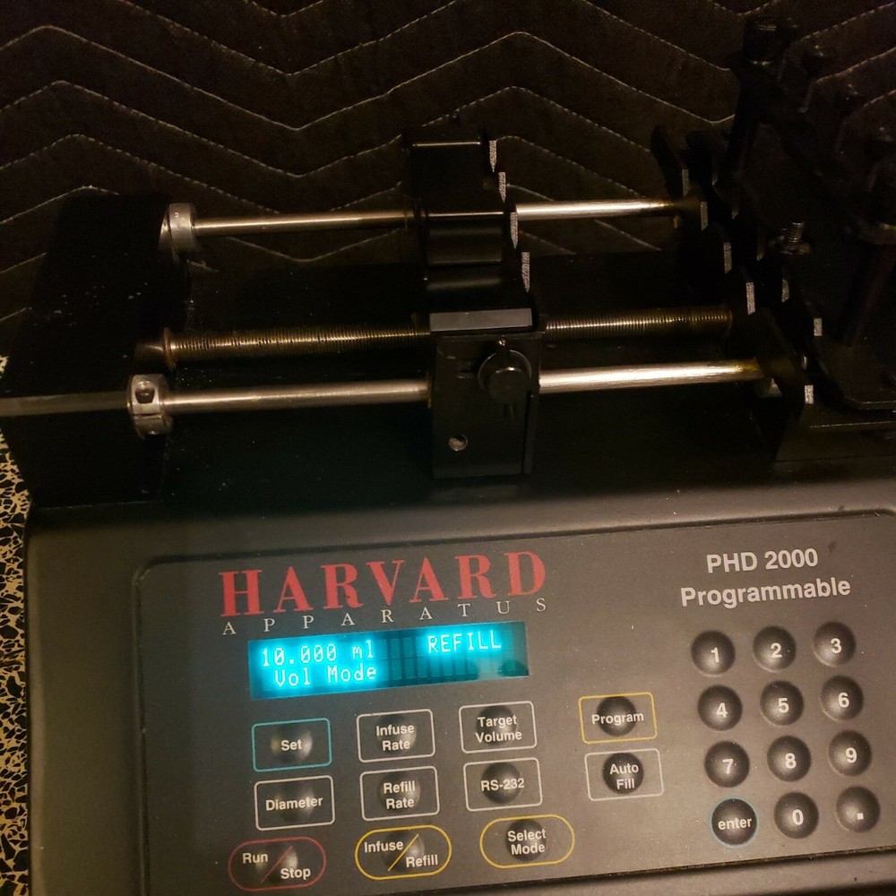 Harvard Apparatus 70-2002 Programmable Syringe Pump w/4X Microdialsys Rack...