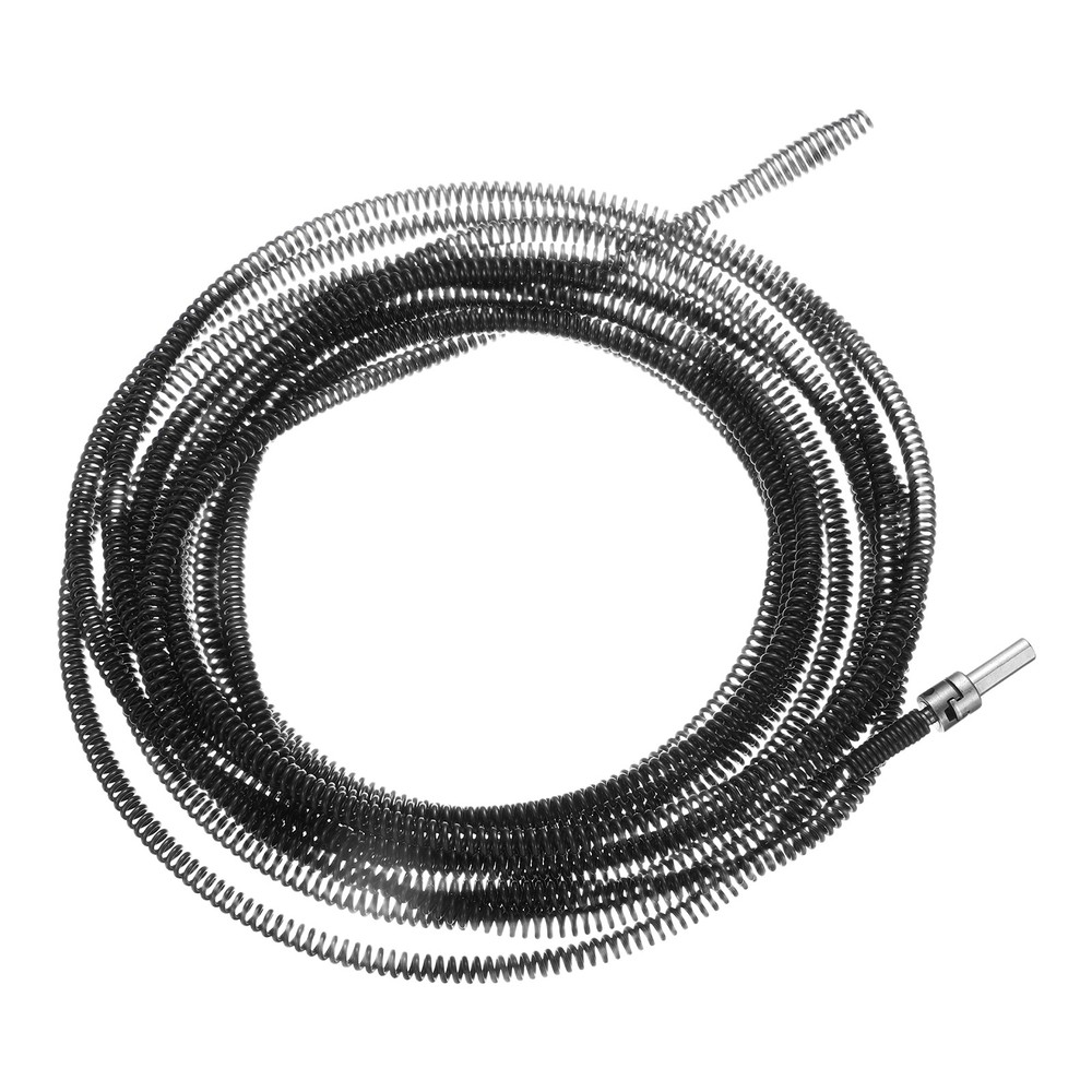 Drain Cable 2/5" (10mm) Dia. 33ft Drain Cleaning Removable Auger Cables
