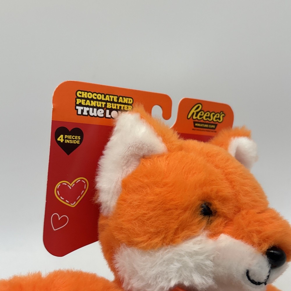 Hershey's Chocolate Reese's Plush Toy Orange Singing Fox Tested & Working!
