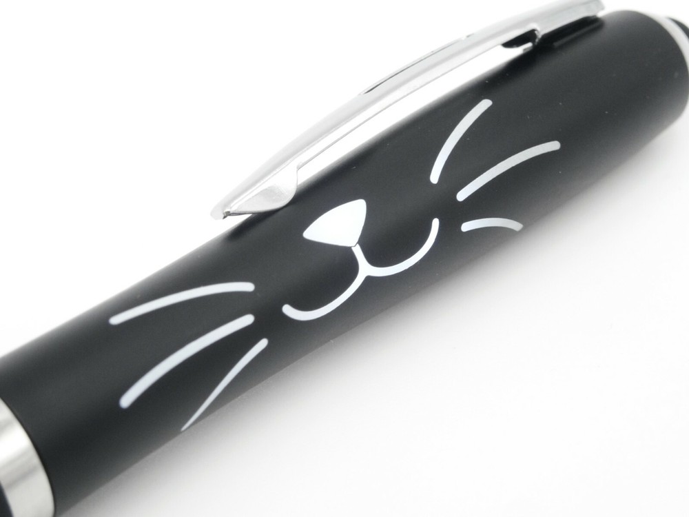 Lighted cat whiskers ink pen
