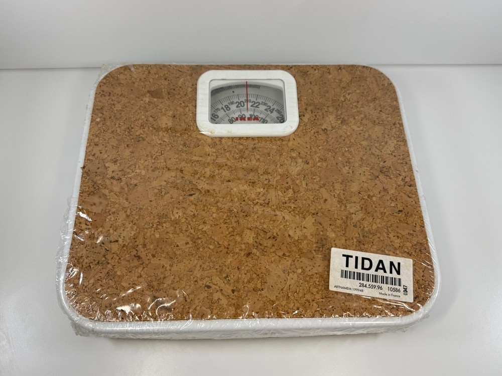 Ikea Tidan Cork Board Retro Analog Bathroom Scale Sealed - Read Description