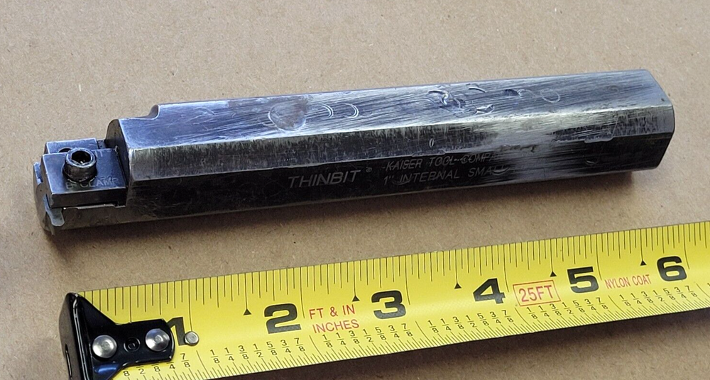 KAISER TOOL THINBIT 1" INTERNAL SMALL BIT INDEXABLE BORING BAR, 6" OAL