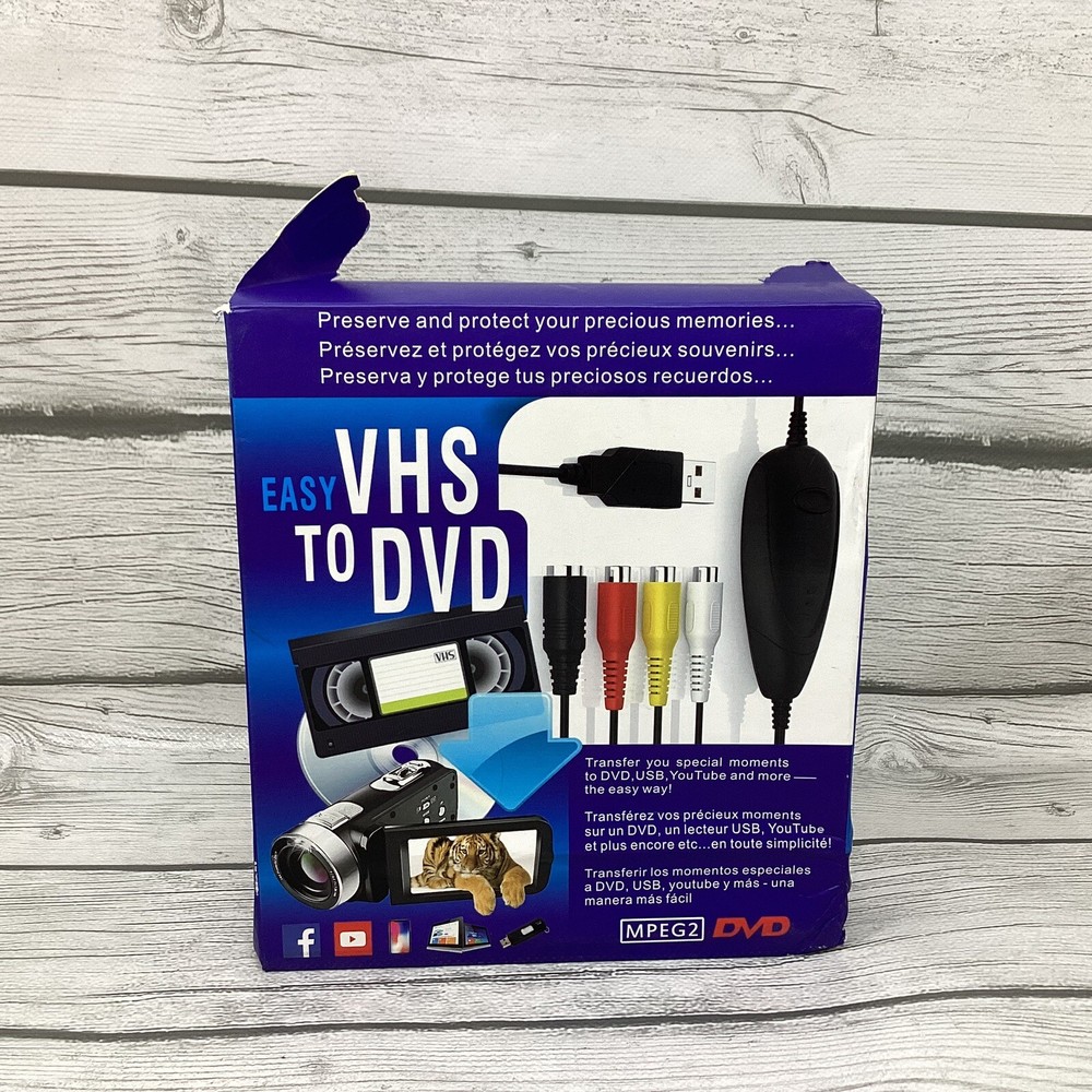 USB Easy VHS To DVD Converter USB 2.0 Video Capture