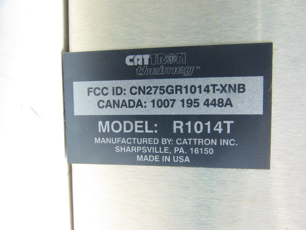 CATTRON THEIMEG R1014T/RD96001 MULTI PROCCESSOR RECIEVER/DECODER CHASSIS *XLNT*