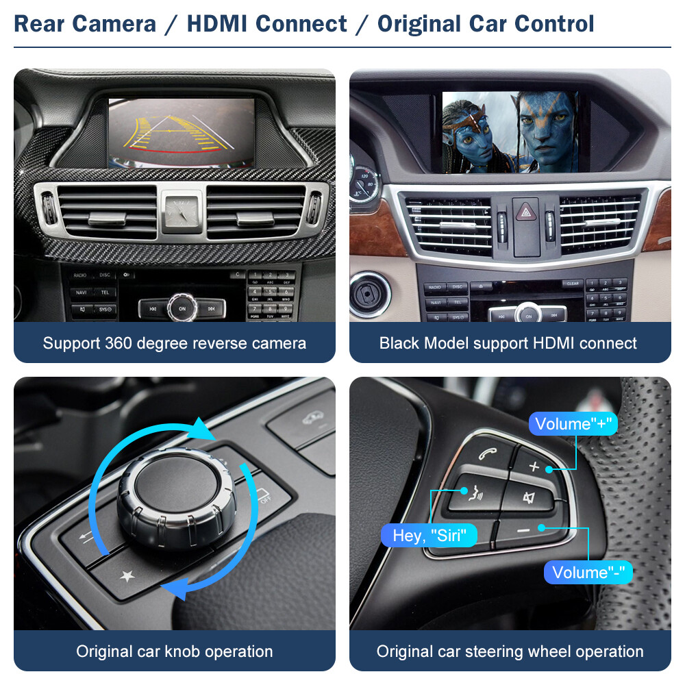 NTG4.5 Wireless Carplay Android Auto Interface For Mercedes Benz A C E CLA ML GL