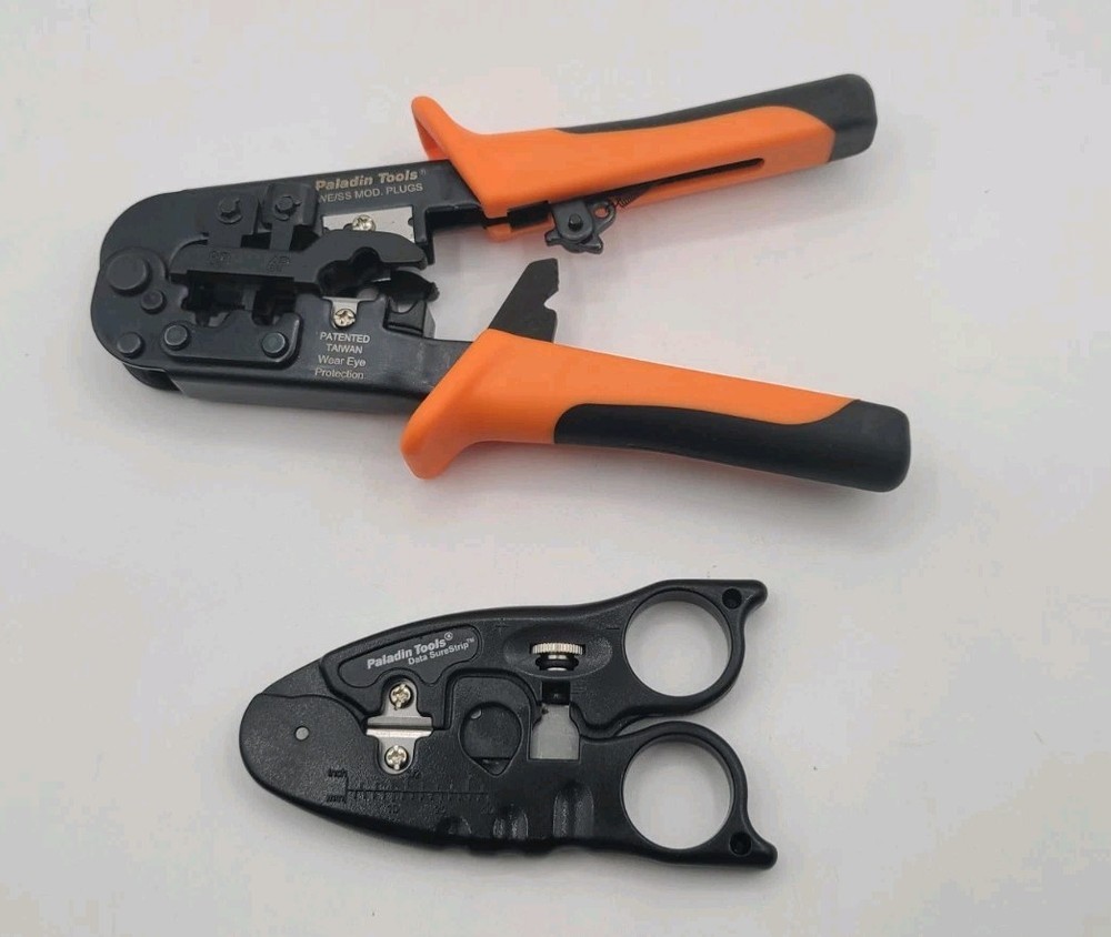 Paladin Network Installation tools #4909 - Modular Data Crimper, Cable Cutter