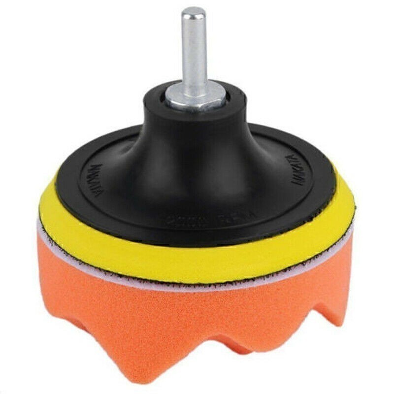 Sponge Buffing Pads w/ M10 Thread Drill Adapter for Car Buffer Polisher Sanding