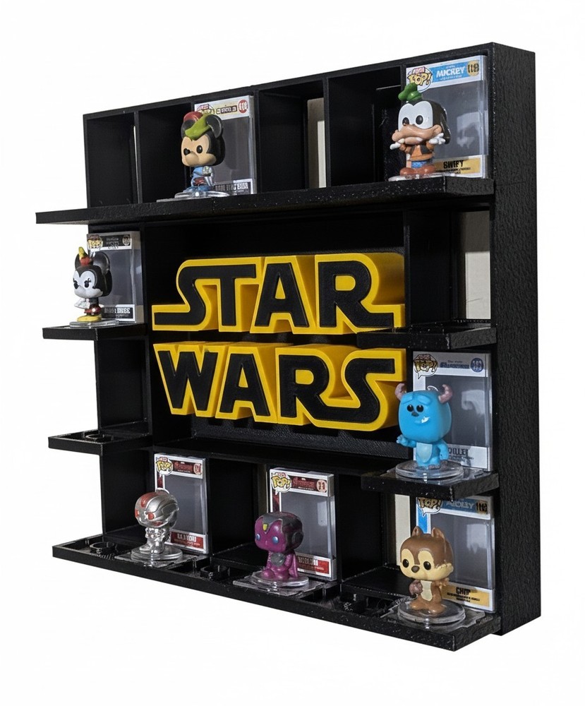 Star Wars BITTY Pop Display (Holds 16) 3D Printed