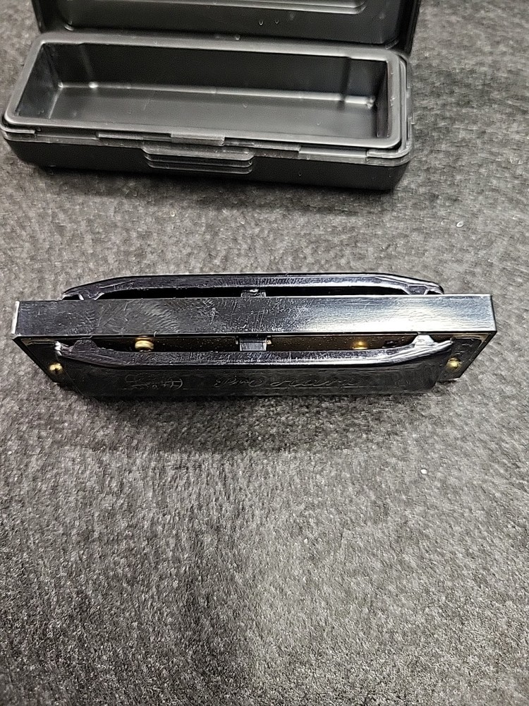 Hohner Pro Harp Harmonica Made In Germany With Plastic Case