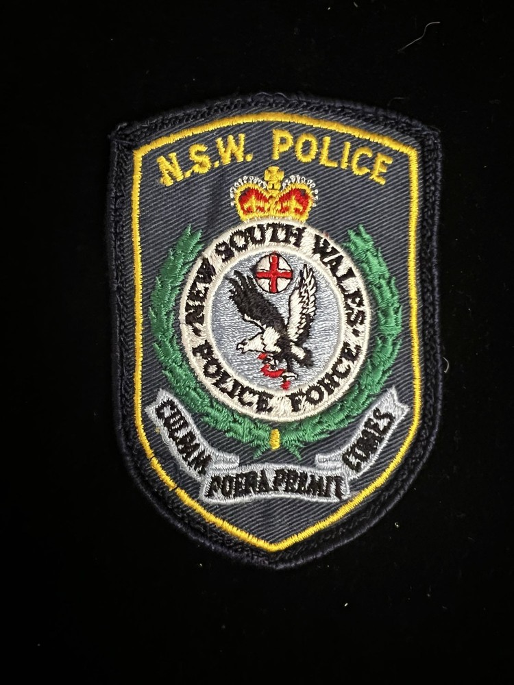 NSW Police Force Embroidered Sew-On Patch
